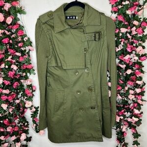 Women’s Trench Coat Sweater Sleeve Jacket X-Large Fall Autumn Vibes Casual